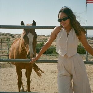 Song of Style Dallon Vest Beige